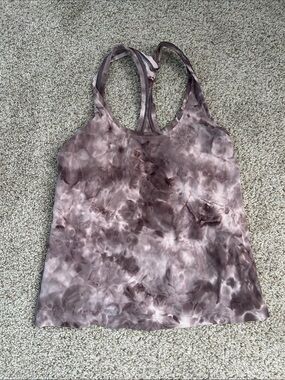 lululemon athletica Tie-Dye Racerback Tank - Mauve Brown